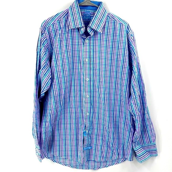 English Laundry Striped Longsleeve Button Down Shirt - Picture 4 of 9